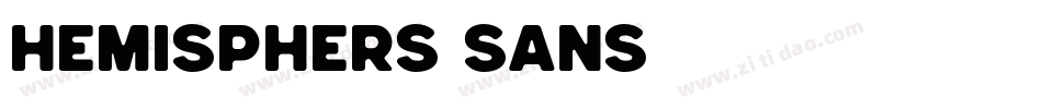 Hemisphers Sans字体转换